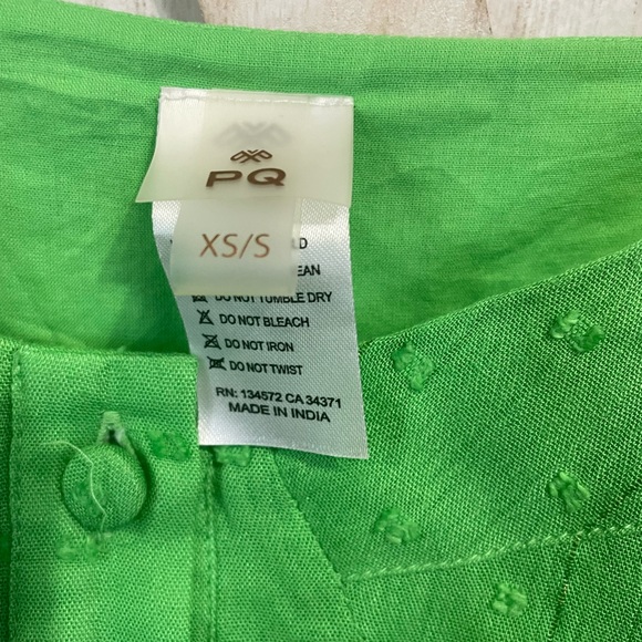 PQ Everly Green Fit and Flare Embroidered Mini Dress XS/S - Picture 5 of 9